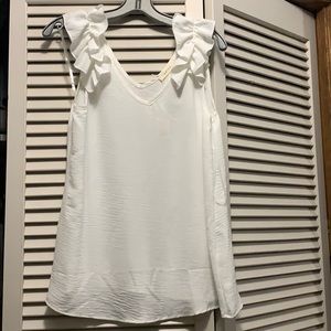 Ruffle Sleeve Tank Top